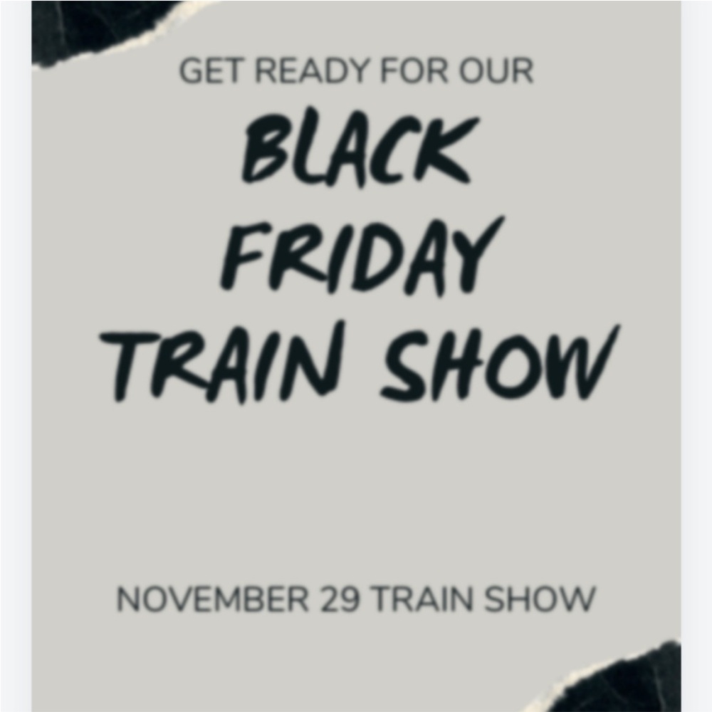 Black Friday Train Show